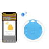 2 PCS HYC-05 Dispositivo anti-perdida Bluetooth redondo Tecla de teléfono móvil Alarma de búsqueda de objetos bidireccional (Azul)