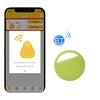 HYC-S9 2 PCS Buscador de objetos Bluetooth redondo Localizador de seguimiento de teléfono móvil Alarma bidireccional antipérdida