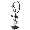 Soporte telescópico de ajuste telescópico Live Frame Desktop Tablet Soporte para teléfono móvil, especificación: K07 Tres asientos con luz de relleno (negro)
