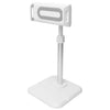 Soporte telescópico del teléfono móvil de la tableta de escritorio del marco vivo del ajuste, especificación: placa plana K05 (gris blanco)