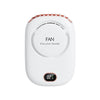 DQ203 Ventilador de cuello colgante perezoso USB Mini Desktop Fan de viento grande (blanco)