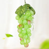 4 Manojos 36 uvas verdes Simulación Simulación de frutas Uvc PVC con brote de uva Crema Soltens