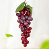 4 racimos 60 uvas rojas simulación de frutas simulación de frutas PVC con brote de uva brotes