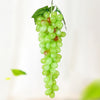 2 racimos 85 uvas verdes simulación de frutas simulación de frutas PVC con brote de uva de brote