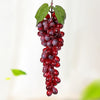2 racimos 85 Uvas rojas Simulación Simulación de frutas Uvc PVC con brote de uva de crema