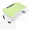 Mesa de computadora plegable USB con ventilador y lámpara, Tamaño: 60x40x28cm (Green de grotección de ojos)
