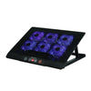 NUOXI M8 Radiador portátil Radiador Multi-ángulo Ajuste Six Soporte de botón de pantalla táctil (Negro)