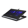 NUOXI T10 Radiador portátil Radiador Ajuste multi-archivo Soporte de aleación de aluminio (Negro)