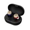 GM-305 Binaural Magnético Recargable Audífono Inalámbrico Amplificador de Voz para Ancianos (Negro Rojo Azul)