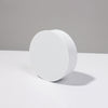 8 PCS CUBO GEOMÉTICO PULSO PULSO DE AGUJEROS DE AGRADOS DISCÁTICOS PLATURADA DE LA FÓXITA, Color: Pequeño Cilíndrico Blanco