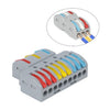 4 PCS SPL-93 3 IN 9 OUT LÍNEA DE LÍNEA RÁPIDA COLORICIAL Terminal Multifunción Desmontaje de alambre Terminal de conexión