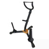 SAXOFONO SOPORTE CLAVO DE CLARIFO DE CLORINET CLORINET CLORINET (2 FLUTE / SOPORTE DE TUBO NEGRO)