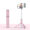 Bluetooth Selfie Stick con trípode Multifunción Teléfono Móvil Teléfono Móvil Luz de soporte en vivo (Powder Girl)