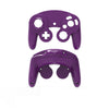 2 PCS juego Single Point Mango Shell Reemplazo SHELL HANDLE PIEZAS DE REPARACIÓN PARA NINTENDO NGC (PURPLE)
