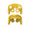 2 PCS juego Single Point Mango Shell Reemplazo SHELL HANDLE PIEZAS DE REPARACIÓN PARA NINTENDO NGC (Amarillo)