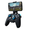 CX-X1 2.4GHz + Mango de controlador de juego inalámbrico Bluetooth 4.0 para Android / iOS / PC / PS3 Manija + Soporte (azul)