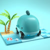 Cartoon Cute Pet Pull Back Car Children Mini Puzzle Inertia Car Toy(Whale)