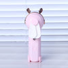 Dispositivo de hidratación de mano FAN CARGABLE MINI MINI USB Carga de carga Humidificación Pequeño Ventilador (M11 Deer Rosa)