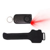 PLAPIE YY-705 120dB Corredor deportivo al aire libre Alarma personal (negro + pulsera convencional)