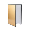 Photography PCS FOTUCH FOTSING A4 Cartulina Difusor plegable Tablero Difusor (Oro)