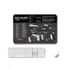 2 PCS Transferencia de calor antideslizante Office de un lado, juego de ratón, 3mm (SPS-SIGP226)