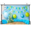 2.1m x 1.5m de un año de edad Fondo de cumpleaños Fondo de la fiesta de la fiesta de cumpleaños Fondo de la foto (579)