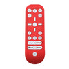 2 PCS Control remoto La cubierta protectora de silicona es adecuada para el control remoto de medios PS5 (rojo)