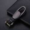 Jobon ZB-167A Llavero de Coche Horseshoe Hombres Metal Cintura Colgante Llavero (Negro)