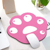 3 PCS XH12 Gatos Glaw Historieta linda Alfombrilla De Ratón, Tamaño: 280 x 250 x 3 mm (blanco rosa blanco)