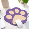 3 PCS XH12 Gatos Glaw Historieta linda Alfombrilla De Ratón, Tamaño: 280 x 250 x 3 mm (púrpura)
