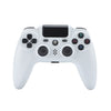 ZR486 Controlador de juego inalámbrico para PS4, Color del producto: Blanco