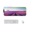 350x900x3mm F-01 Caucho Transferencia térmica RGB Luminoso Luminoso Luminoso Mouse Pad (lavanda)