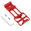 Montaje del lado del riel de 20 mm para Gopro Hero9 Black / Hero8 Black / 7/6/5/5 Sesiones / 4 Sesión / 4/3 + / 3/2/1, DJI Osmo Acción, Xiaoyi y otras cámaras de acción, tiro de caza (rojo)