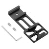 Montaje del lado del riel de 20 mm para Gopro Hero9 Negro / Hero8 Negro / 7/6/5/5 Sesión / 4 Sesión / 4/3 + / 3/2/1, DJI Osmo Acción, Xiaoyi y otras cámaras de acción, tiro de caza (negro)