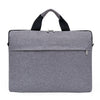 Bolsa portátil del cuaderno Multifuncional impermeable y resistente al desgaste de una sola bolsa de computadora, tamaño: 13 pulgadas (gris)