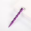 10 PCS Outdoor Anti-Wolf Supplies Equipment Pen Stick Con Anillo Llavero (Púrpura)