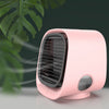 Ventilador de refrigeración del escritorio USB Portátil Oficina Aire acondicionado frío Aire acondicionado, Color: M201 Cherry Pink