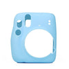 Cámara de protección de silicona de color jalea de cámara para Fujifilm Instax Mini 11 (azul)
