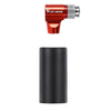Bomba portátil de CO2 de bicicleta (rojo)