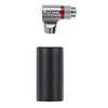 Mini bomba portátil de CO2 de bicicleta (plata)