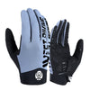 Biking West Biking YP0211214 Absorción de descargas de descarga de descarga antideslizante Guantes de la pantalla táctil antideslizante Guantes de deportes de ciclismo, Tamaño: M (niebla azul)