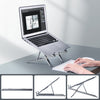 OATSBASF Z02 Laptop que aumenta el soporte de enfriamiento de la aleación de aluminio Soporte ajustable (gris)