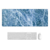 Almohadilla de ratón de goma resistente al desgaste de 300x700x4mm (mármol azul)