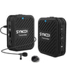 Sistema de micrófono inalámbrico grabagal de SYNCO 2.4GHZ Kit de receptor de MIC Lavalier Lavalier para teléfonos DSLR Videocámara, Configuración G1 (A1)