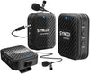 SYNCO ENGRagal Wireless Micrófono Sistema de 2.4GHz Kit de receptor de Mic Lavalier Sapa para teléfonos Videocámara Tableta DSLR, Configuración G1 (A2)