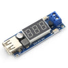 HW-318 12V a 5V Módulo Buck Módulo DC-DC 3A DC Módulo de potencia LED Batería Voltímetro de automóvil
