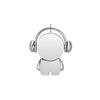 Y01 Musician Musician Car Estilo de dibujos animados U disco, Capacidad: 16GB (Plata)