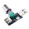 2 PCS HW-602 Ventilador USB Gobernador Controlador de velocidad del viento Regulador de volumen de aire Enfriamiento MUTE MULTFUNCION MULTFUNCION DE REDUCCIÓN DE REDUCCIÓN DE RECHAMBLE