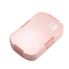 XingCheng XC-451 Microondas Estudiante Almuerzo Caja de plástico Caja de almuerzo portátil (rosa)