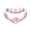 VR silicona cubierta de ojo anti-sudor y descontaminación Color VR Gafas para Oculus Quest 2 (blanco rosa)